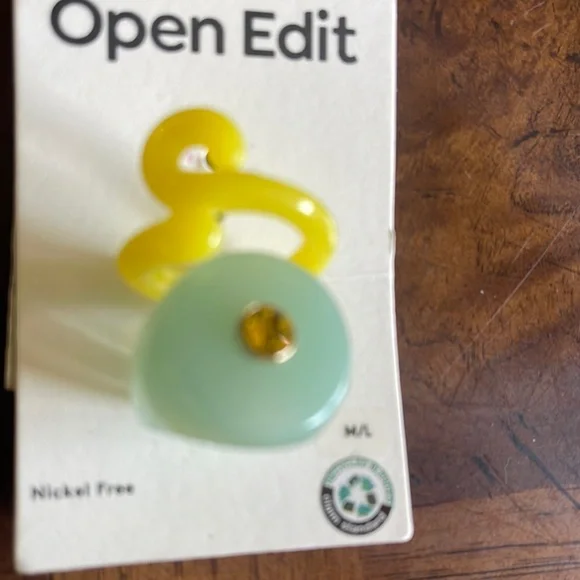 Open edit from Nordstrom set of 2 rings new in package - Picture 3 of 4